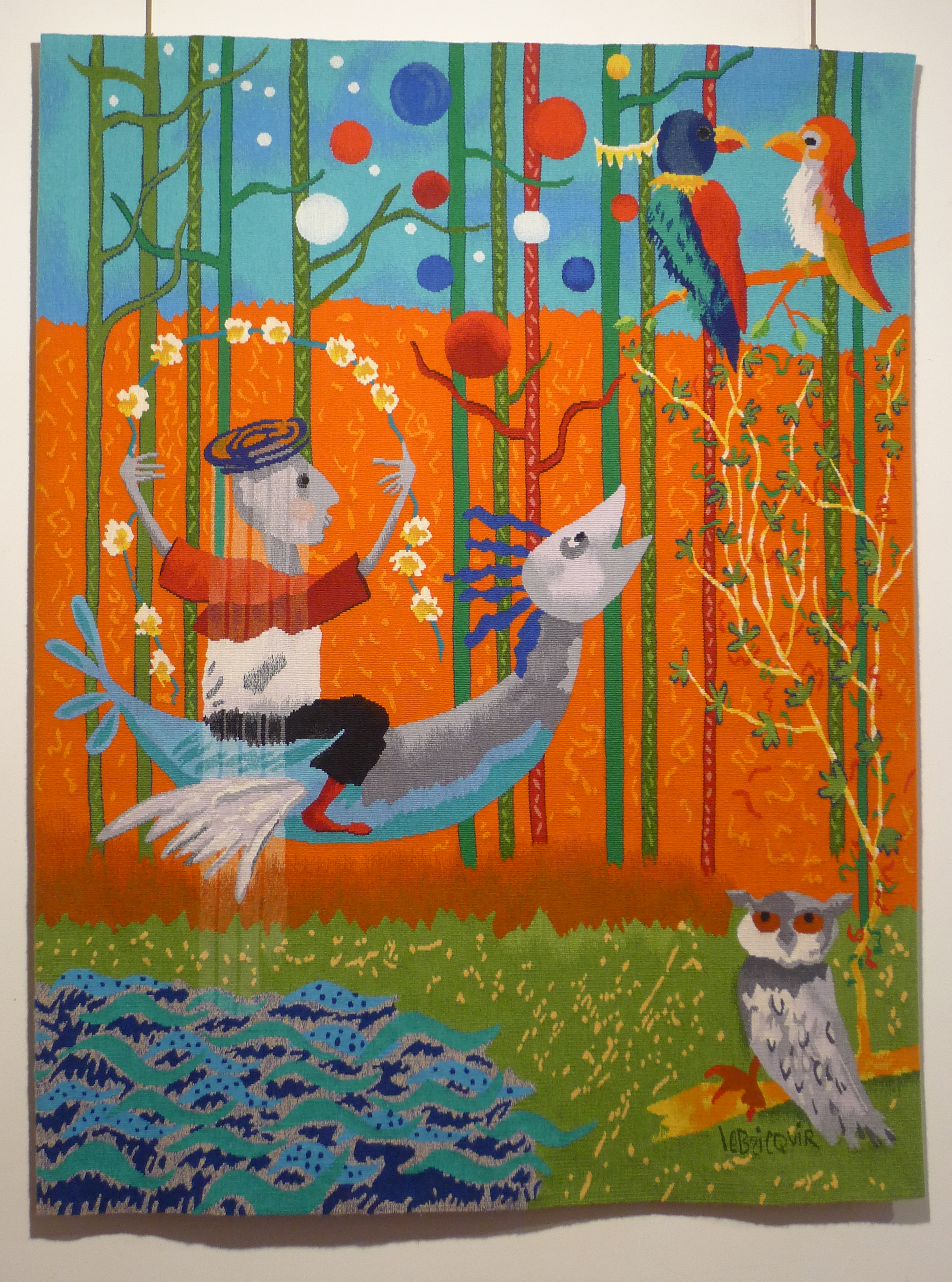 La joie de vivre" de l'artiste Danielle Le Bricquir