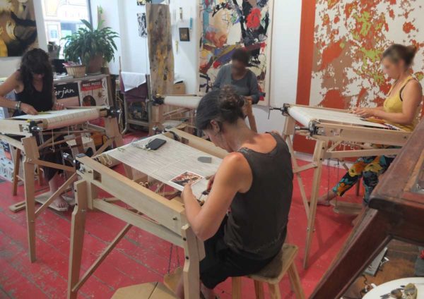 stage de tissage Tapisserie