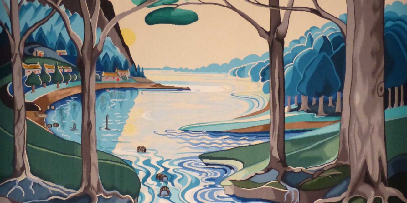 Bilbo Comes to the huts of the raft-Elves - Au busson tisse Tolkien