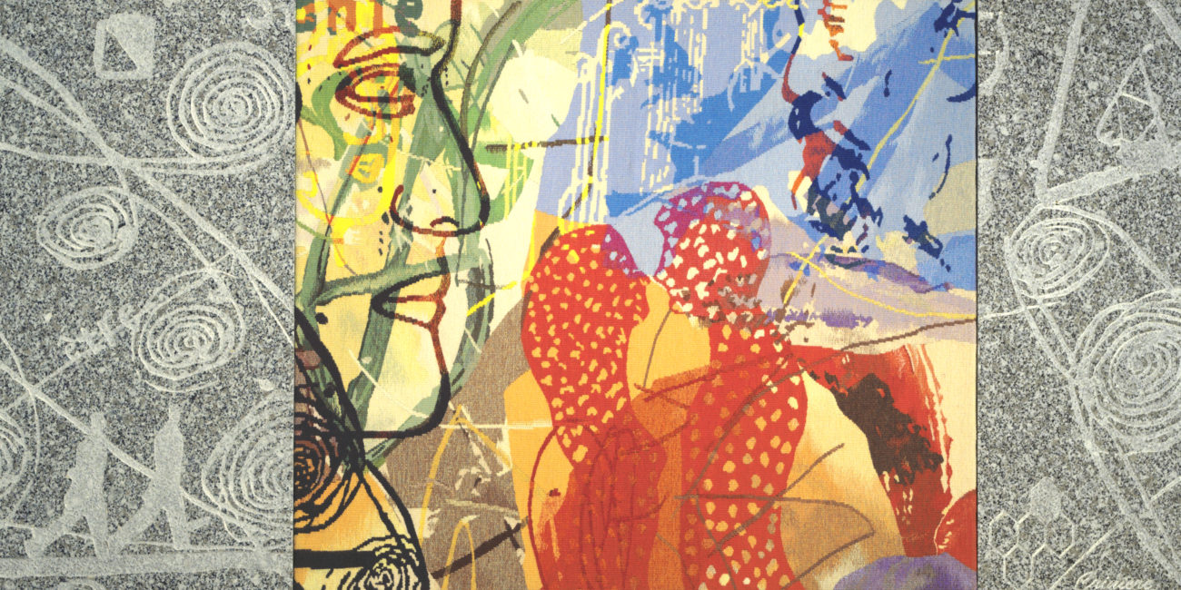 Granit-tapisserie tissé pour la salle de réunion de la Mutualité Française Creuse 2009