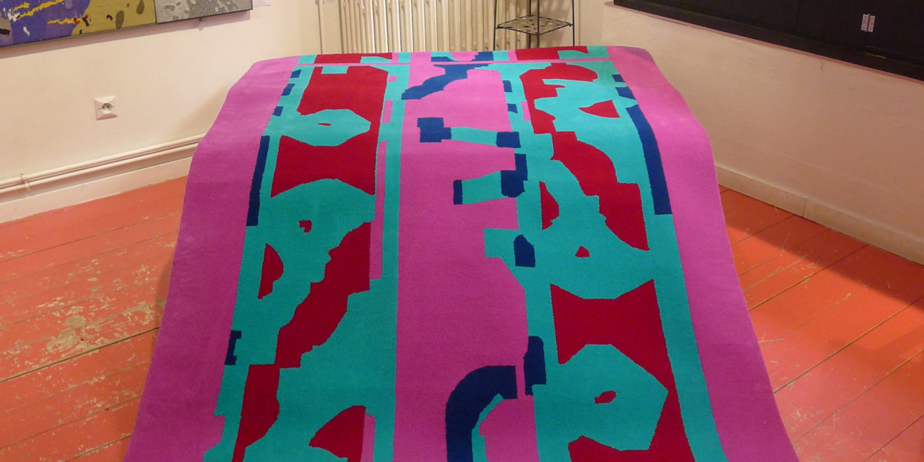 Tapis tufté,création France-Odile Perrin-Crinière