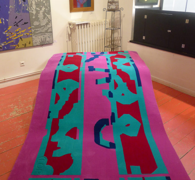 Tapis tufté,création France-Odile Perrin-Crinière