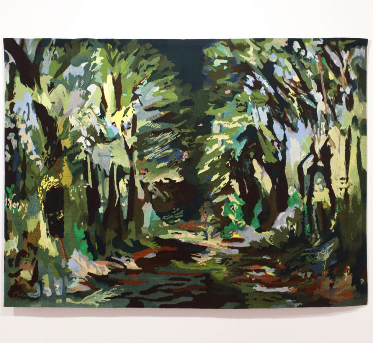 Tapisserie d'Aubusson d'après une oeuvre de Claire Chauvel Art mural