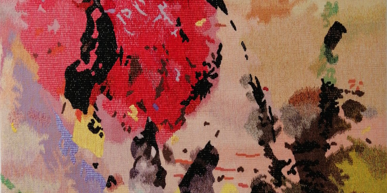 Tapisserie d'Aubusson tissée sur un métier de basse-lisse, certifièe IG